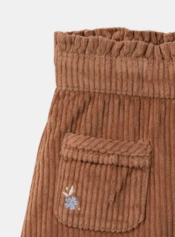 Sergent Major Jupe & Short-Jupe marron en velours côtelés