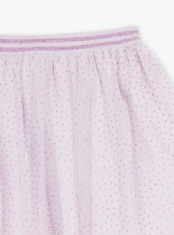 Sergent Major Jupe & Short-Jupe paillet&eacute;e violette