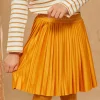 Sergent Major Jupe & Short-Jupe plis&eacute;e en jersey jaune
