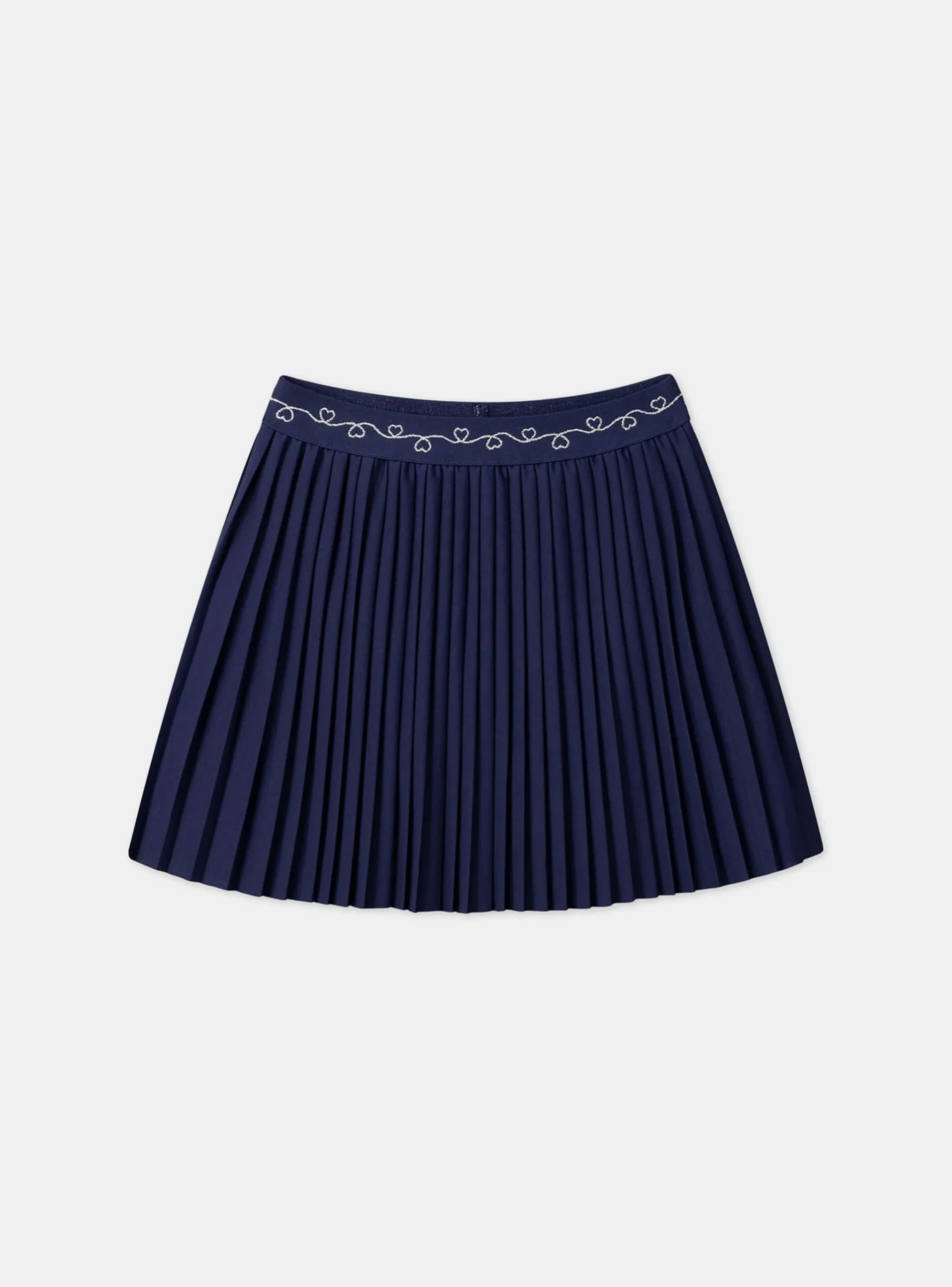 Sergent Major Jupe & Short-Jupe plissée bleu marine