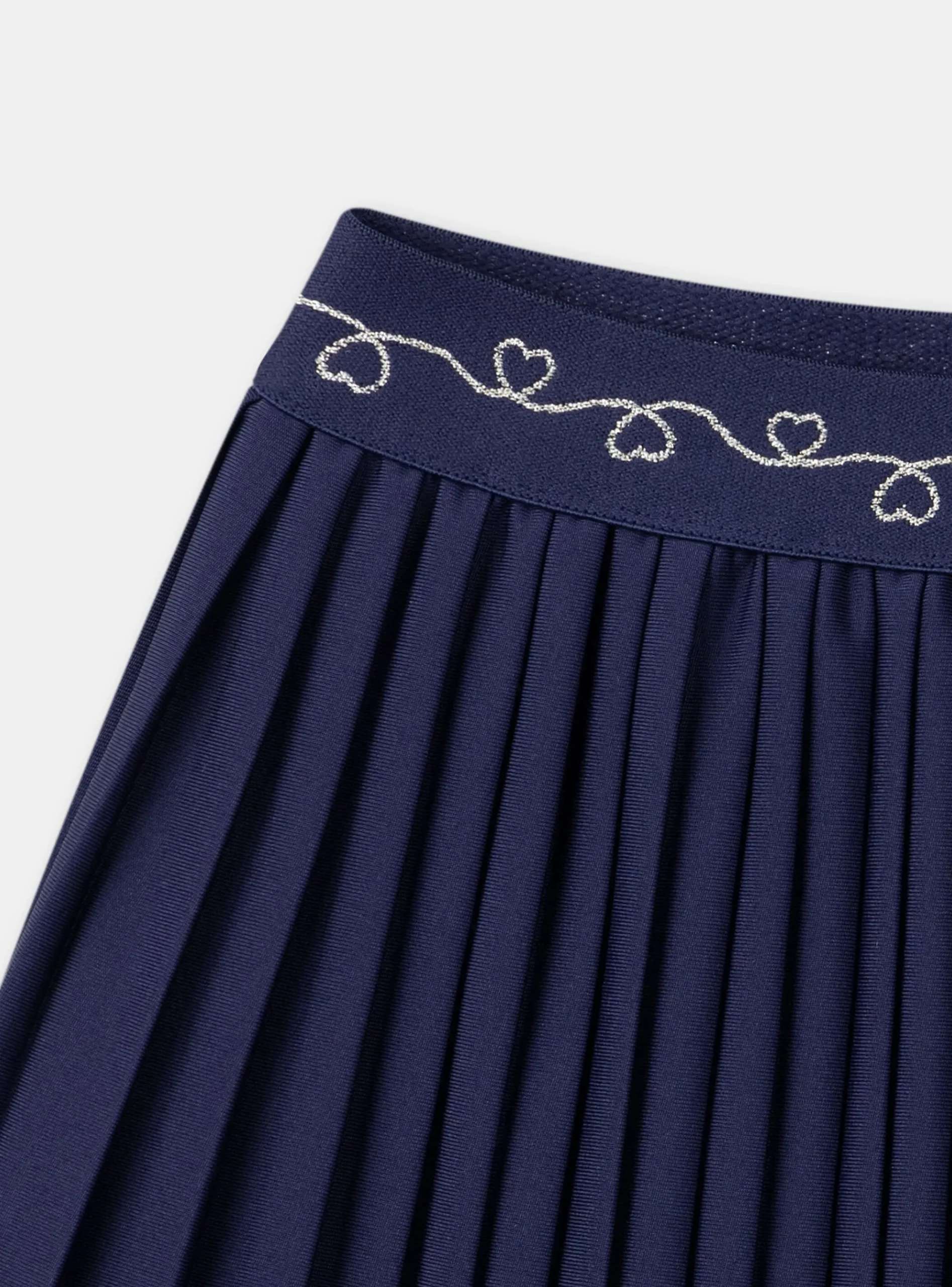 Sergent Major Jupe & Short-Jupe plissée bleu marine