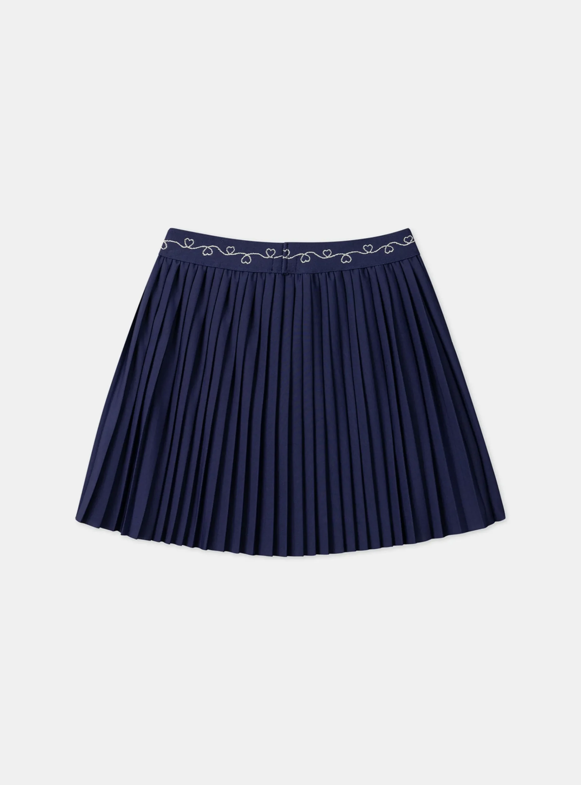 Sergent Major Jupe & Short-Jupe plissée bleu marine