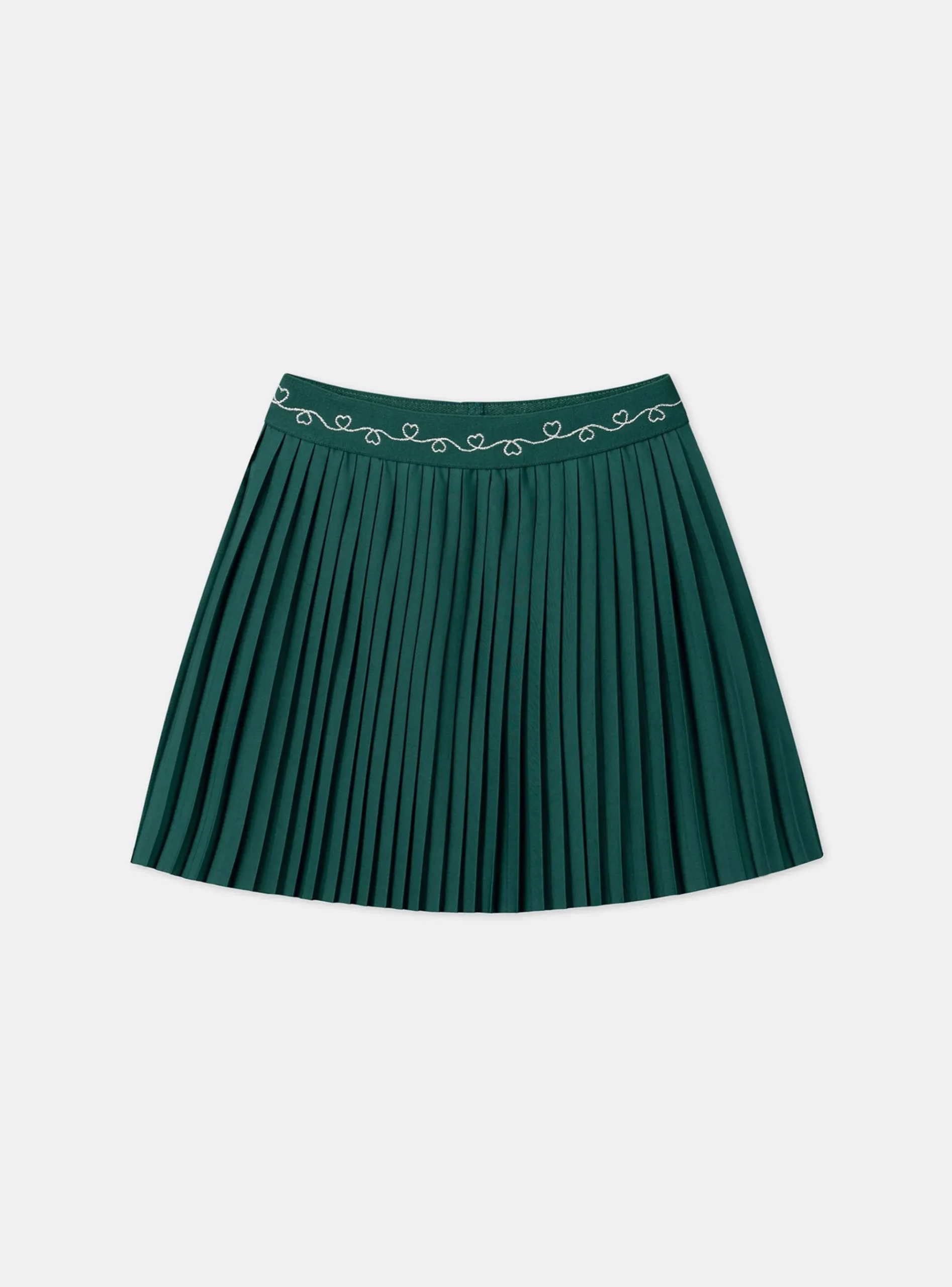 Sergent Major Jupe & Short-Jupe plissée verte