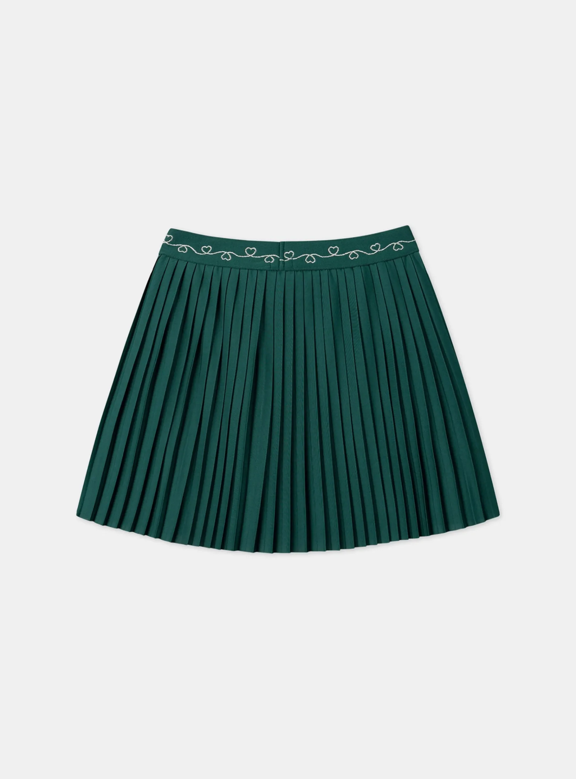Sergent Major Jupe & Short-Jupe plissée verte