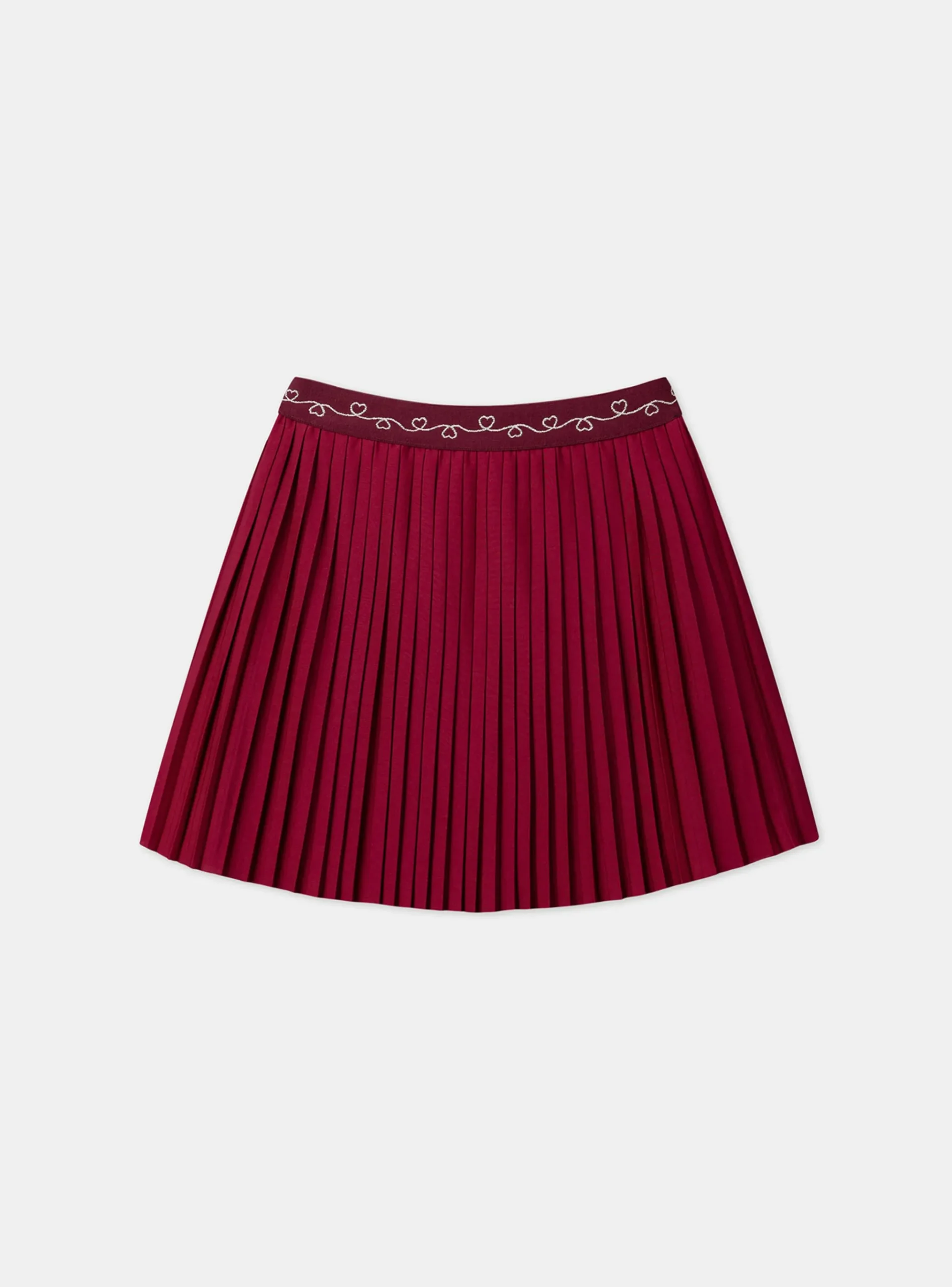 Sergent Major Jupe & Short-Jupe plisséee rouge