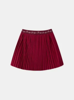 Sergent Major Jupe & Short-Jupe plisséee rouge