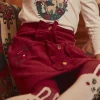 Sergent Major Jupe & Short-Jupe rouge en velours