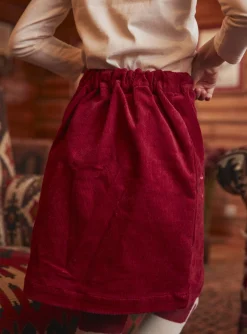 Sergent Major Jupe & Short-Jupe rouge en velours
