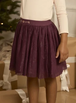 Sergent Major Jupe & Short-Jupe violette plissée