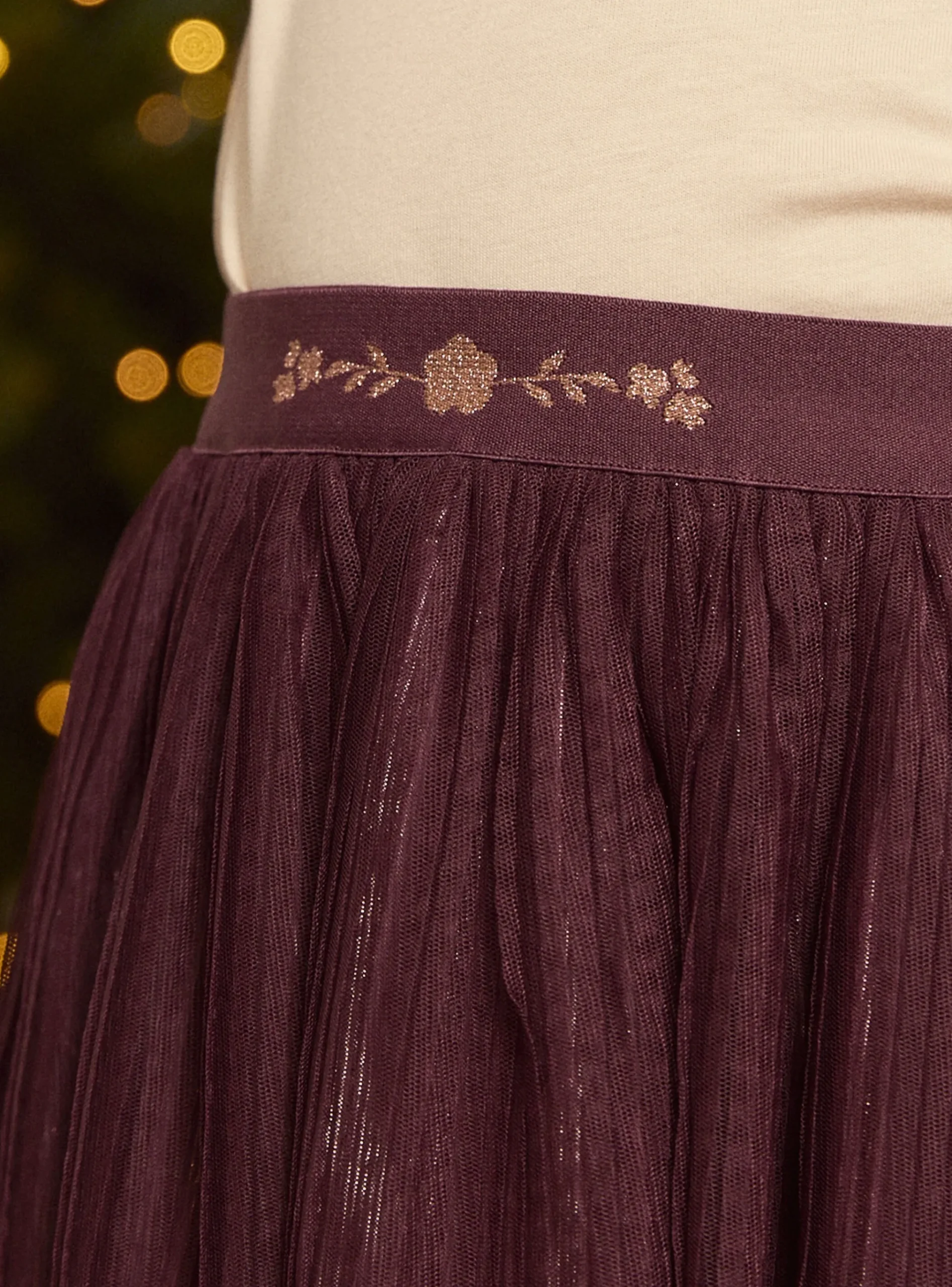 Sergent Major Jupe & Short-Jupe violette plissée