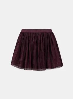 Sergent Major Jupe & Short-Jupe violette plissée