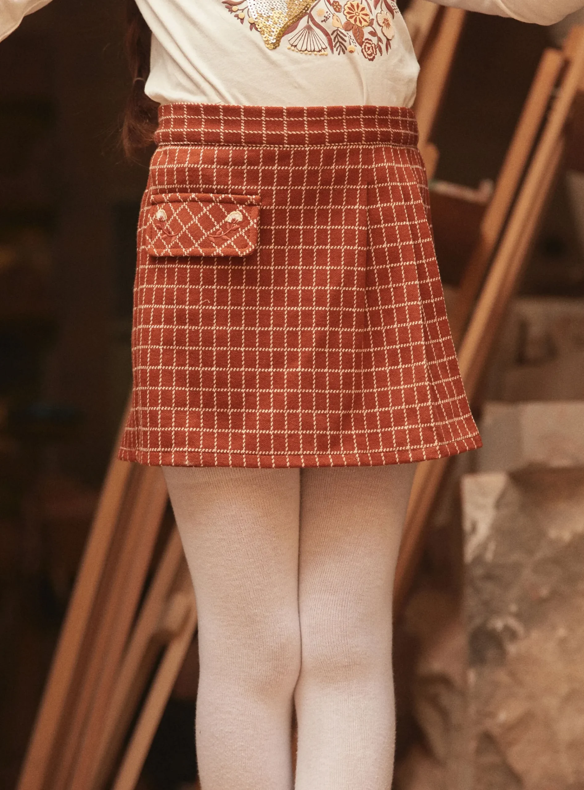 Sergent Major Jupe & Short-Jupe-Short à carreaux