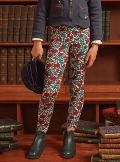 Sergent Major Pantalon, Jean & Legging-Legging &agrave;  fleurs
