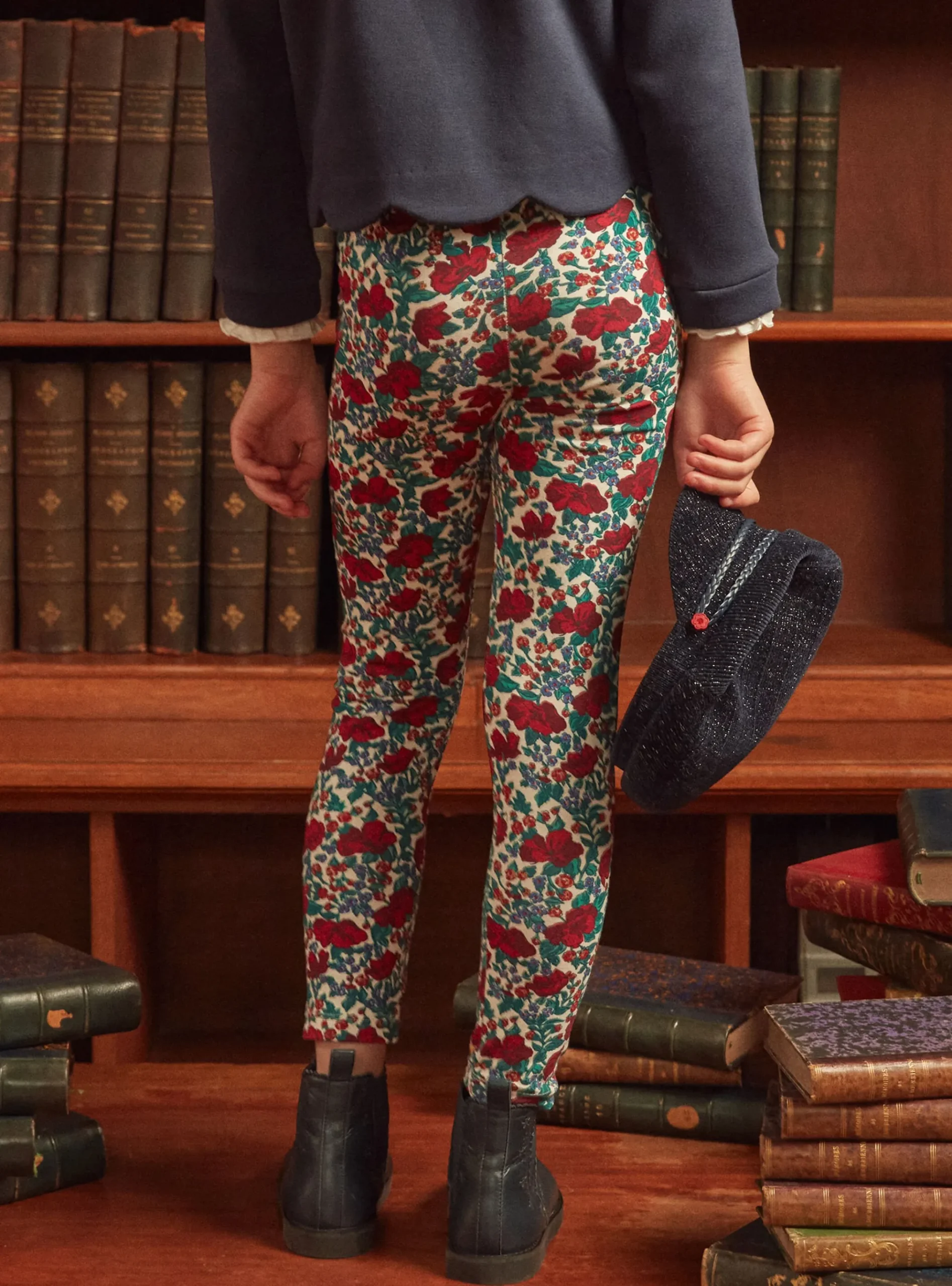 Sergent Major Pantalon, Jean & Legging-Legging à fleurs