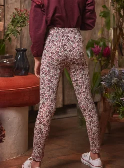 Sergent Major Pantalon, Jean & Legging-Legging &agrave; fleurs