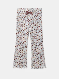 Sergent Major Pantalon, Jean & Legging-Legging évasé à fleurs