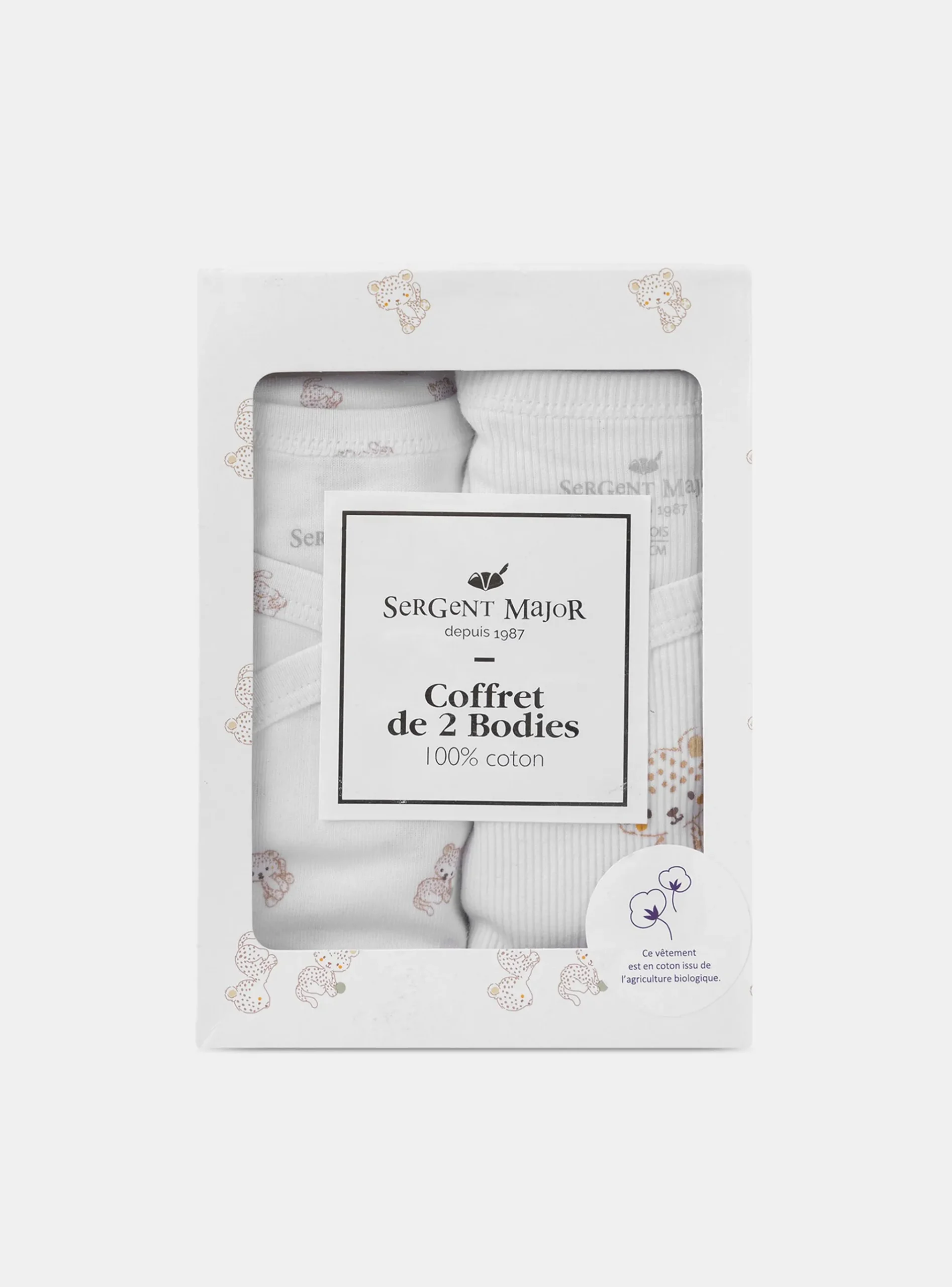 Sergent Major Body-Lot de 2 bodies