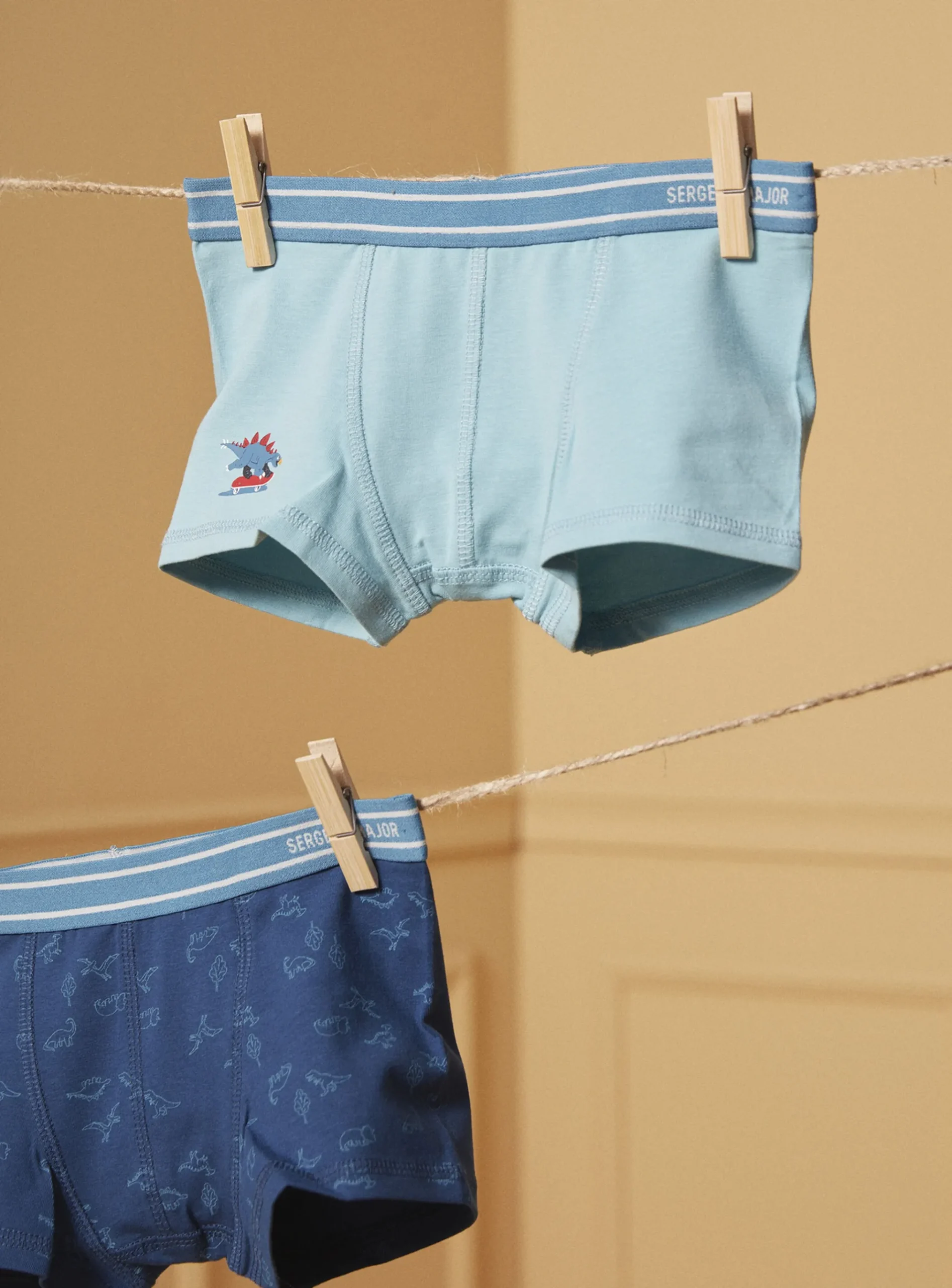 Sergent Major Sous-vêtement & Chaussettes-Lot de 3 boxers Dino