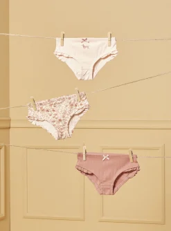 Sergent Major Sous-vêtement, Chaussette & Collant-Lot de 3 culottes &agrave; volants
