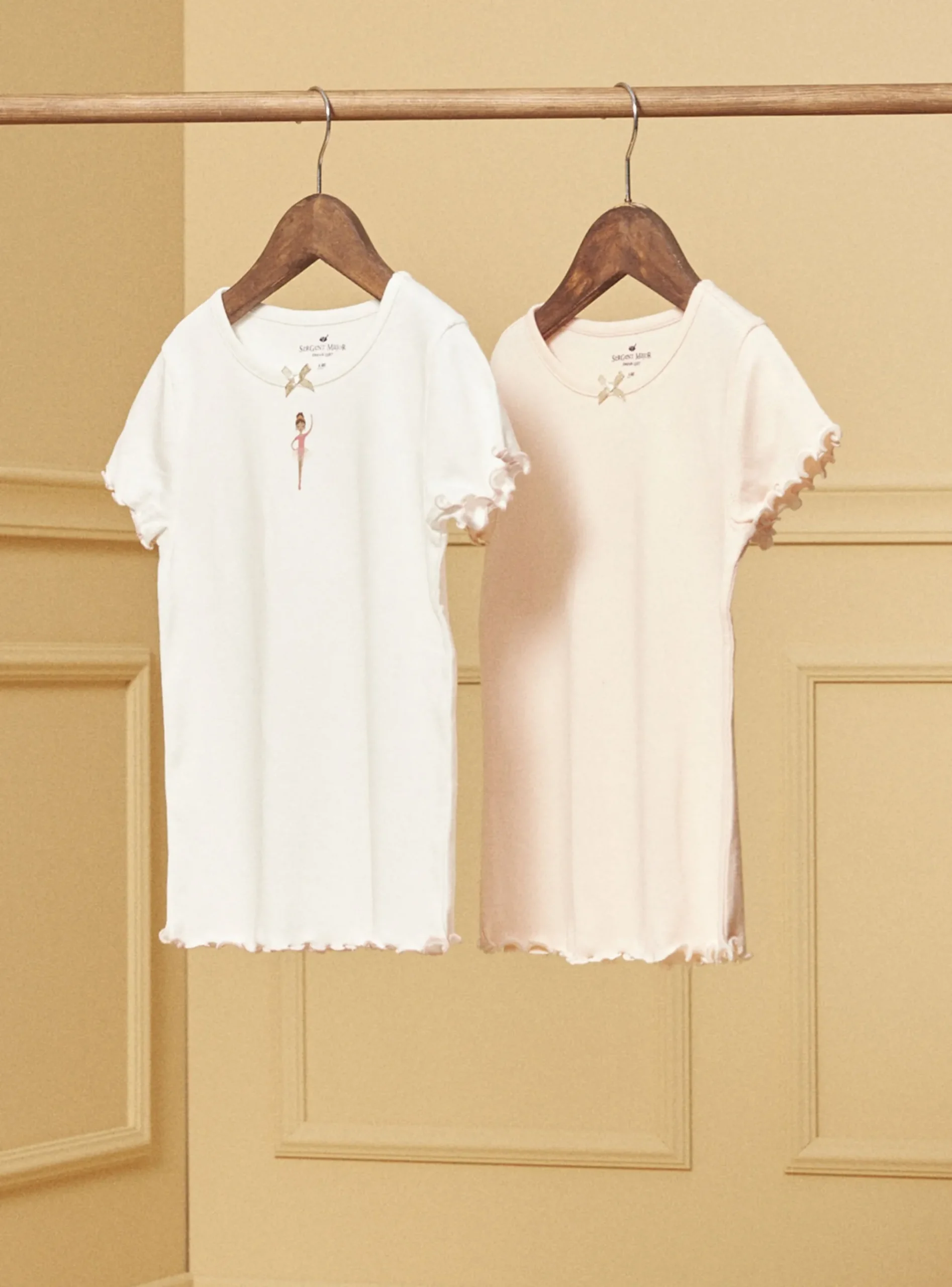 Sergent Major Sous-vêtement, Chaussette & Collant-Lot de 2 t-shirts Ballerines