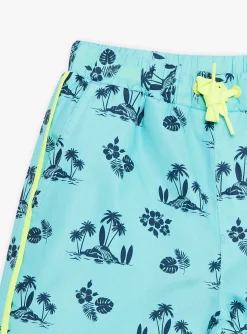 Sergent Major Maillot De Bain & Tenue De Plage-Maillot de bain turquoise enfant gar&ccedil;on