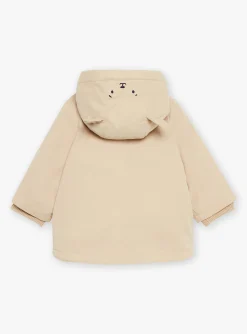 Sergent Major Manteau, Parka & Veste-Manteau &agrave; capuche 3 en 1 beige en canvas