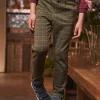 Sergent Major Pantalon & Jean-Pantalon &agrave; carreaux