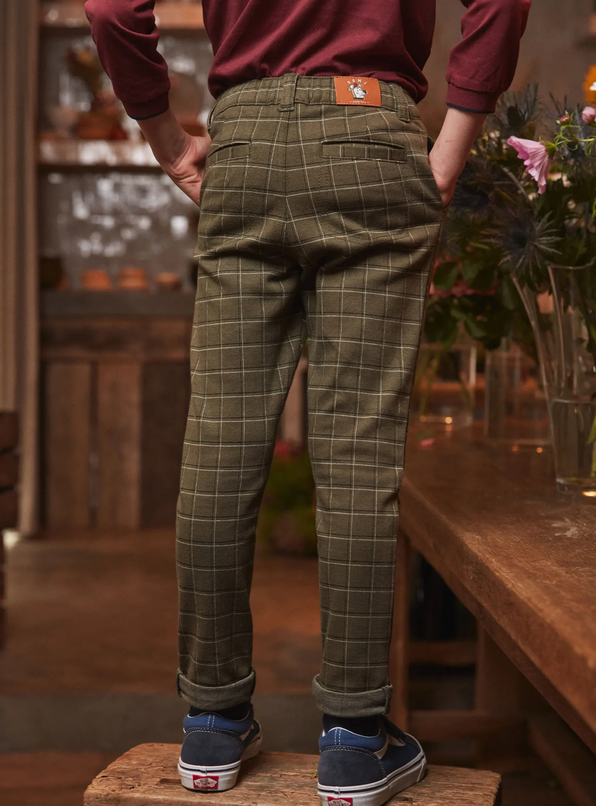 Sergent Major Pantalon & Jean-Pantalon à carreaux