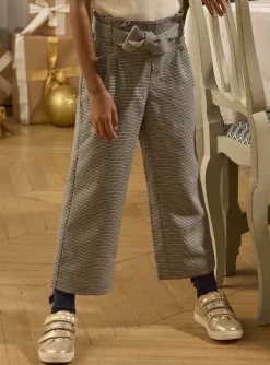 Sergent Major Pantalon, Jean & Legging-Pantalon à motifs pied de poule