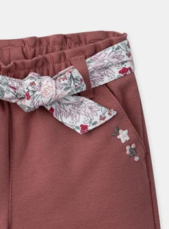 Sergent Major Pantalon & Jean-Pantalon avec ceinture fleuri