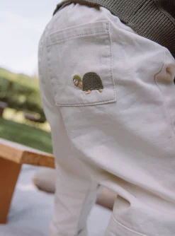 Sergent Major Pantalon & Jean-Pantalon blanc craie en twill
