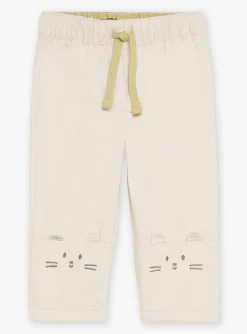 Sergent Major Pantalon & Jean-Pantalon blanc craie en twill