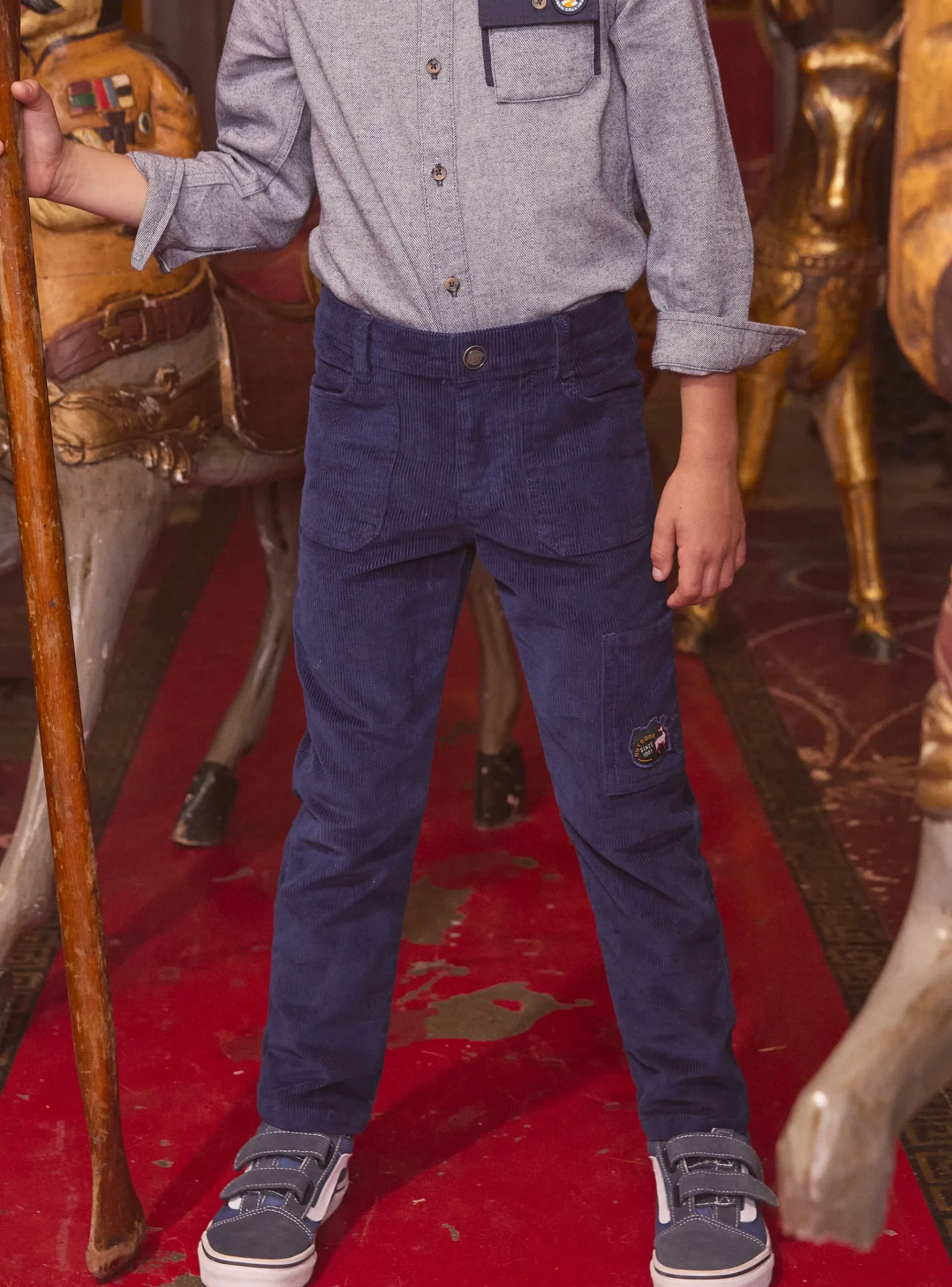 Sergent Major Pantalon & Jean-Pantalon Bleu marine
