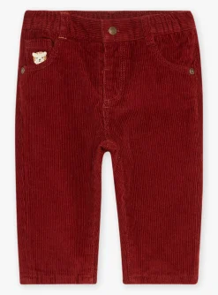 Sergent Major Pantalon & Jean-Pantalon bordeaux en velours c&ocirc;tel&eacute;