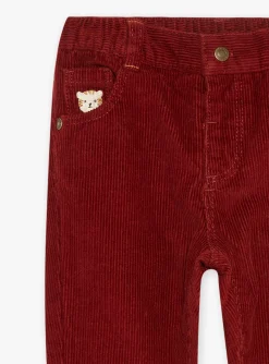 Sergent Major Pantalon & Jean-Pantalon bordeaux en velours c&ocirc;tel&eacute;