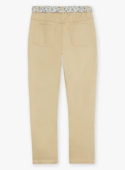 Sergent Major Pantalon, Jean & Legging-Pantalon carotte beige en twill