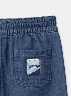 Sergent Major Pantalon & Jean-Pantalon en denim bleu avec d&eacute;coupes