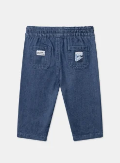 Sergent Major Pantalon & Jean-Pantalon en denim bleu avec d&eacute;coupes