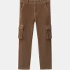 Sergent Major Pantalon & Jean-Pantalon en velours noisette