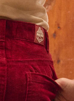 Sergent Major Pantalon & Jean-Pantalon en velours rouge