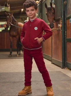 Sergent Major Pantalon & Jean-Pantalon en velours rouge