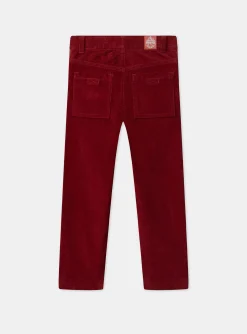 Sergent Major Pantalon & Jean-Pantalon en velours rouge