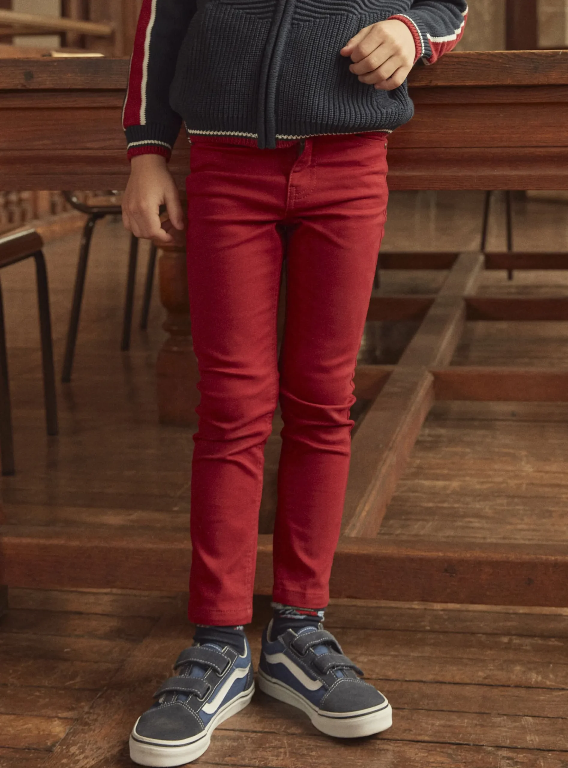 Sergent Major Pantalon & Jean-Pantalon knit denim rouge