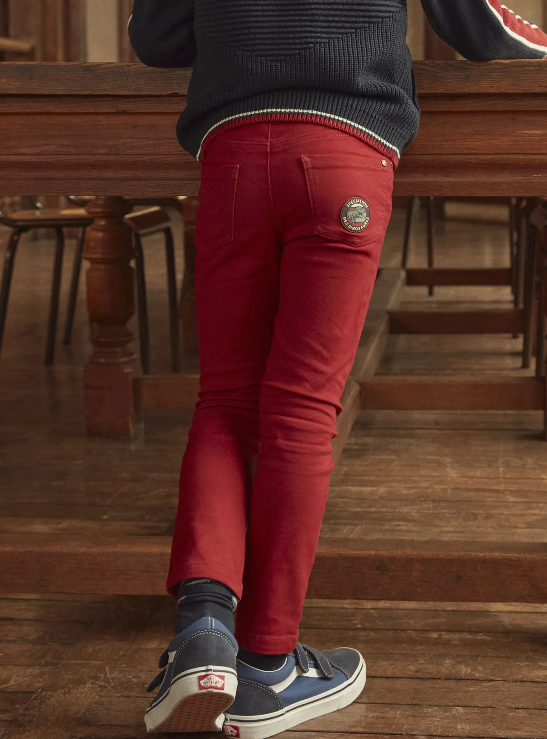 Sergent Major Pantalon & Jean-Pantalon knit denim rouge