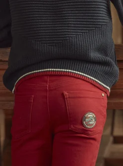 Sergent Major Pantalon & Jean-Pantalon knit denim rouge