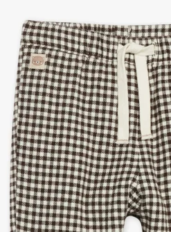 Sergent Major Pantalon & Jean-Pantalon noisette &agrave; imprim&eacute; &agrave; carreaux
