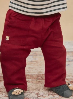 Sergent Major Pantalon & Jean-Pantalon rouge pourpre en molleton