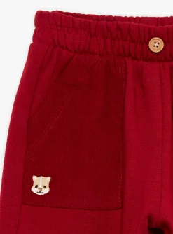 Sergent Major Pantalon & Jean-Pantalon rouge pourpre en molleton