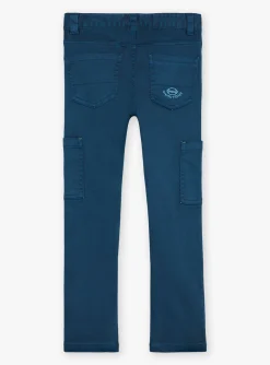 Sergent Major Pantalon & Jean-Pantalon slim bleu p&eacute;trole