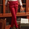 Sergent Major Pantalon, Jean & Legging-Pantalon slim rouge